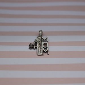 '#1 Mom' Sterling Silver Pendant
